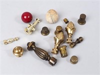 Brass and Other Lamp Finials