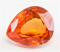 5.75ct Pear Cut Golden Natural Clinohumite GGL