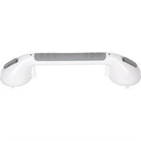 Glacier Bay 16 in. L X 16 in. Grab Bar in White