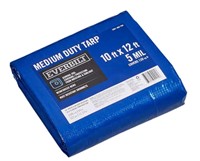 Everbilt 10 ft. x 12 ft. Blue Tarp