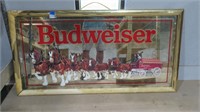 Budweiser large mirrored picture