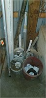 PVC pipe, plumbing, hardware assortment,