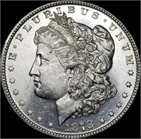 1878 7/8TF US Morgan Silver Dollar Gem BU from Set