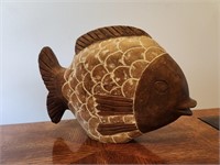 Hand-Carved Fish Art
