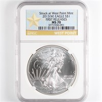 2013-(W) Silver Eagle NGC MS70