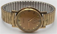 Benrus Gold Plate Wrist Watch With Speidel Armband