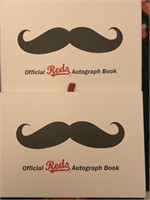 Official Cincinnati Reds autograph books group o