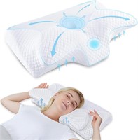 $59 Cervical Memory Foam Pillows (White)