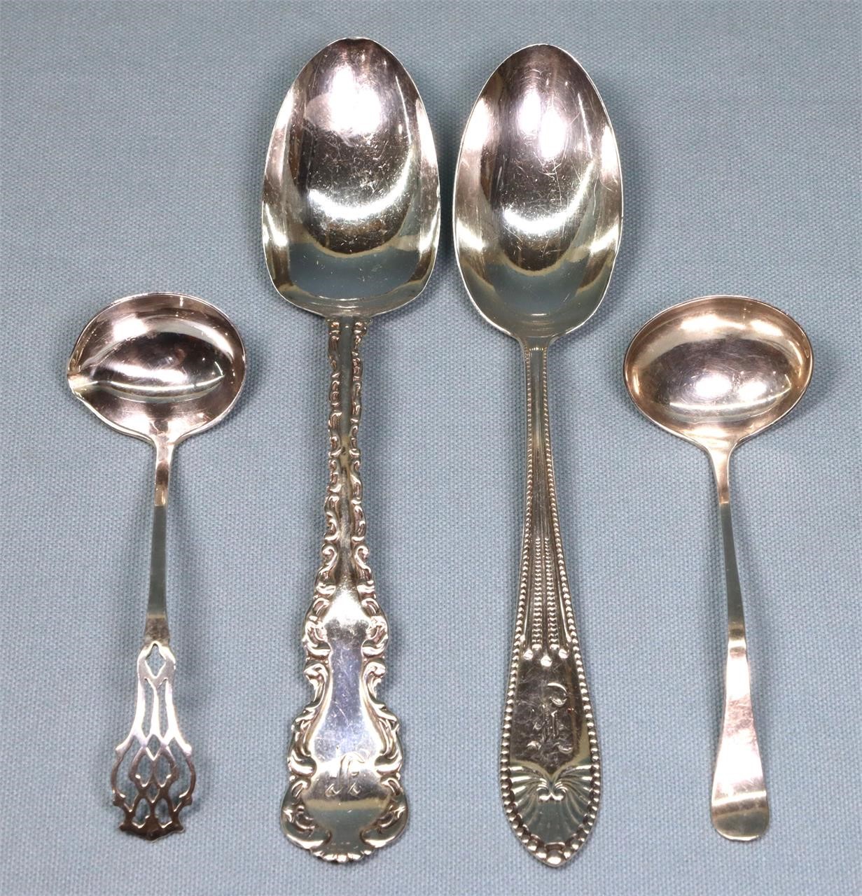 Sterling Silver Sauce Ladles & Serving Spoons