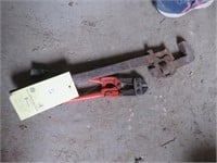 PIPE WRENCH, BOLT CUTTERS