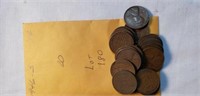 1946S Bag of 20 Wheat Cents