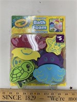 Bath foam sea creatues