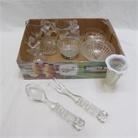 Glass Serving Pieces - Hobnail / Kruit - Vintage