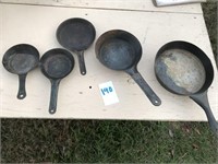 Set of (5)  Skillets