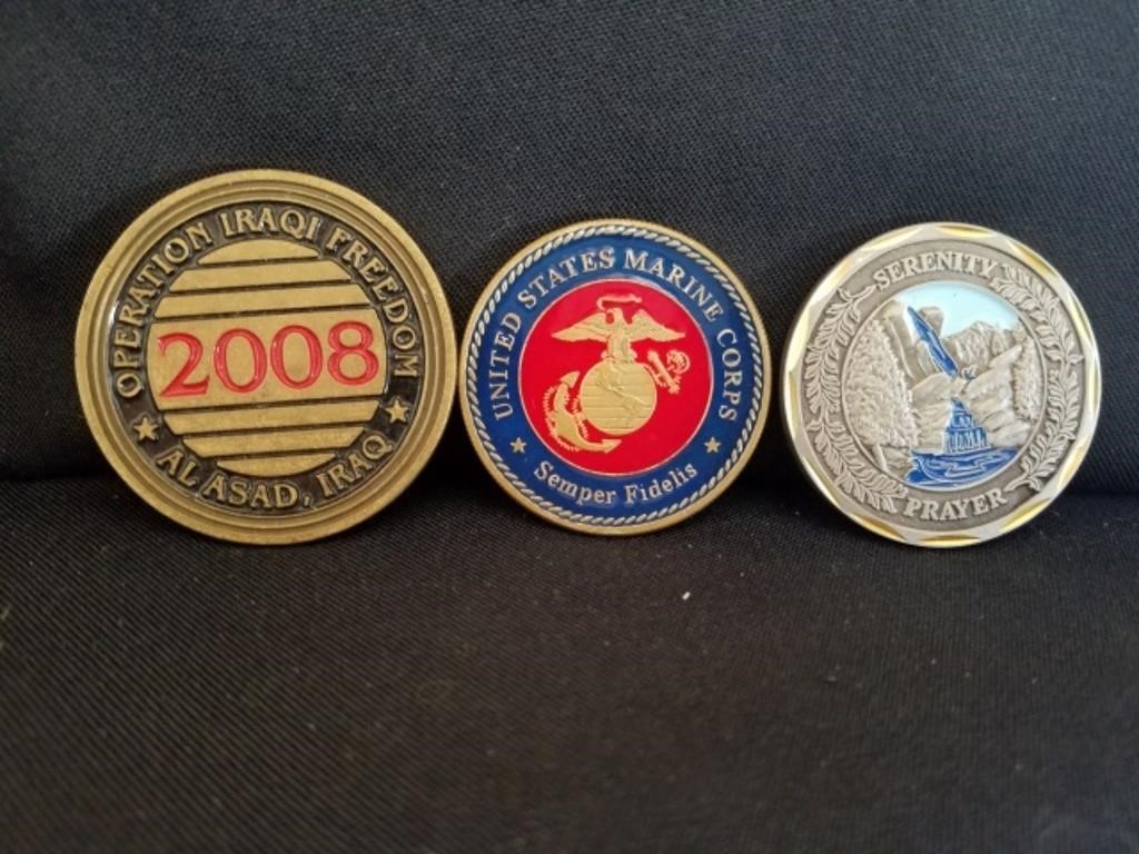 3 Collectible/Commemorative Coins: Operation