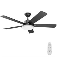 Regair Ceiling Fans with Lights, 52 Inch Ceiling F