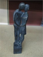 Vintage Black colored Statue Man and Woman