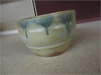 Vintage Handmade Ceramic Bowl signed