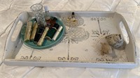 Tray with Mini Perfumes