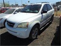 2005 Kia Sorento KNDJC733855487369 White