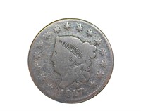 1817 Cent VG 15 Stars