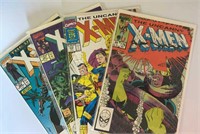 UNCANNY X-MEN LOT OF FOUR COMICS