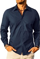 ($59) PJ PAUL JONES Men's Dress Shirts Long,3xl