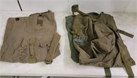 GROUP OF MILITARY BAGS