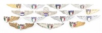 MEXICAN & NICARAGUAN AIR FORCE WINGS LOT OF 15