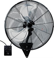 Bestronair 24 Inch Wall Mount Fan Oscillating Wall