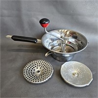 Small Hand Crank Food Mill for Bowl