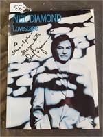 Neil Diamond Music Book   Signed