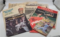 1980's Phillies Related Baseball Newspapers & Maga
