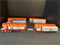 4 Advertising Winross Trucks.