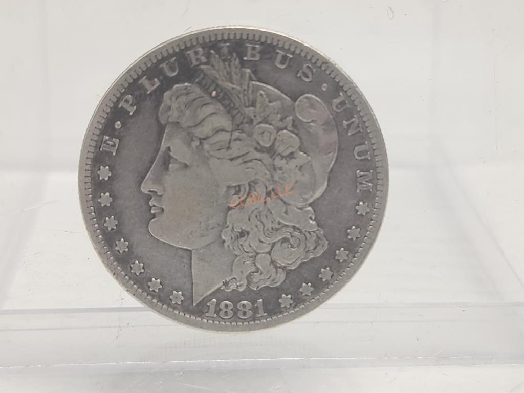 1881 Morgan Dollar 90% Silver San Francisco Mint