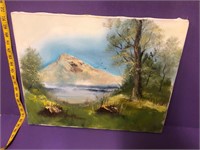 Mountain Painting on canvas