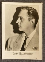 JOHN BARRYMORE: Scarce ORAMI Tobacco Card (1931)