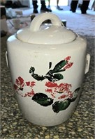Vintage McCoy Glazed Crockery Cookie Jar