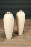 Pair of Art Deco Style Floor Vases