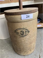 Evansville Uhl Pottery Butter Churn