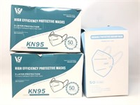 Lot of 3 Packs of KN95 Mask, 12.5 x 16.5 cm,