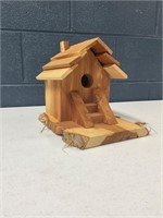 Wooden 10” x 8” bird house