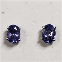 $200 S/Sil Tanzanite Earrings