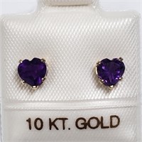 $200 10K Amethyst Earrings