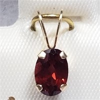 $120 14K Garnet Pendant