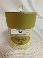 NEW IN BOX WATERFORD FINE CANDLES RADIANT 3x4 PILL
