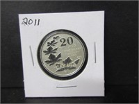 2011 20 DOLLAR CANADA .9999 FINE SILVER PROOF COIN