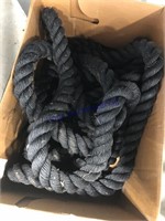 Large black rope