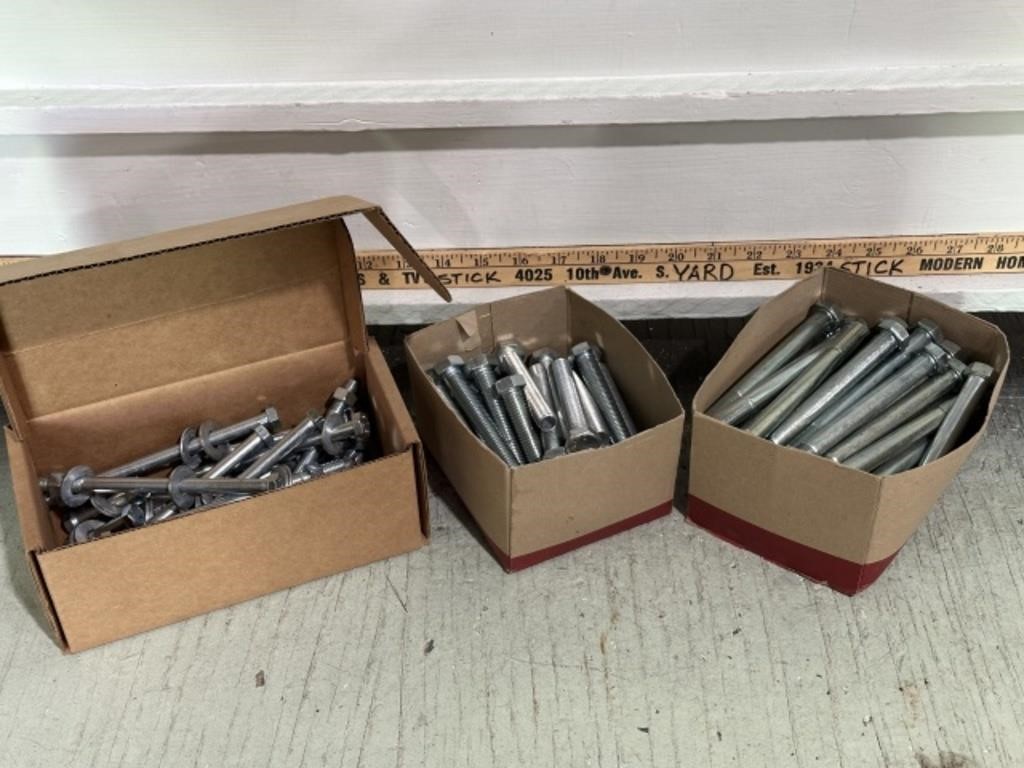 BOXES OF MISC NUTS & BOLTS