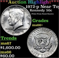 ***Auction Highlight*** 1972-p Kennedy Half Dollar